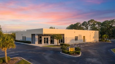 Dehart Alarm Systems Sarasota headquarters at sunset